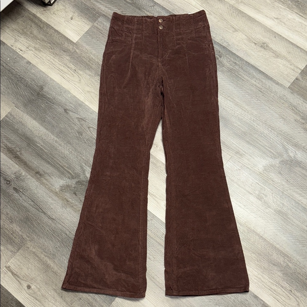 Free People - Corduroy Jayde High Rise Flare jeans denim pants bottoms
